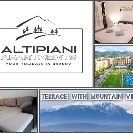 Apartment Altipiani Panoramic Brasov Bagian luar foto